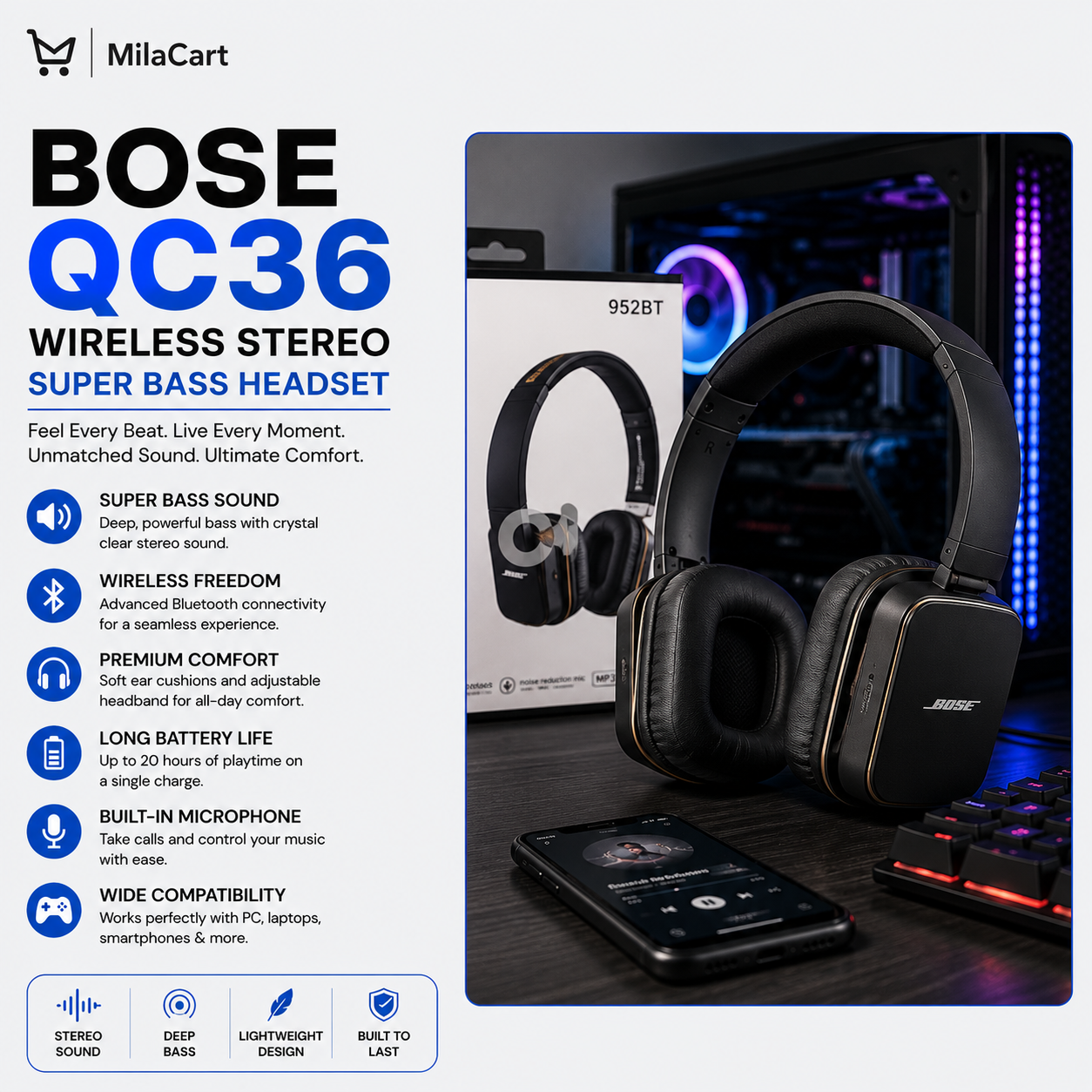 BOSE QC36 Heads Phone