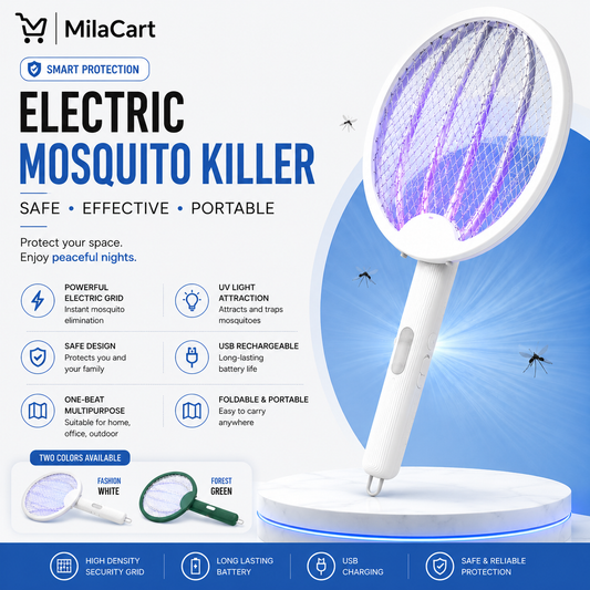 Foldable Electric Mosquito Killer with Light