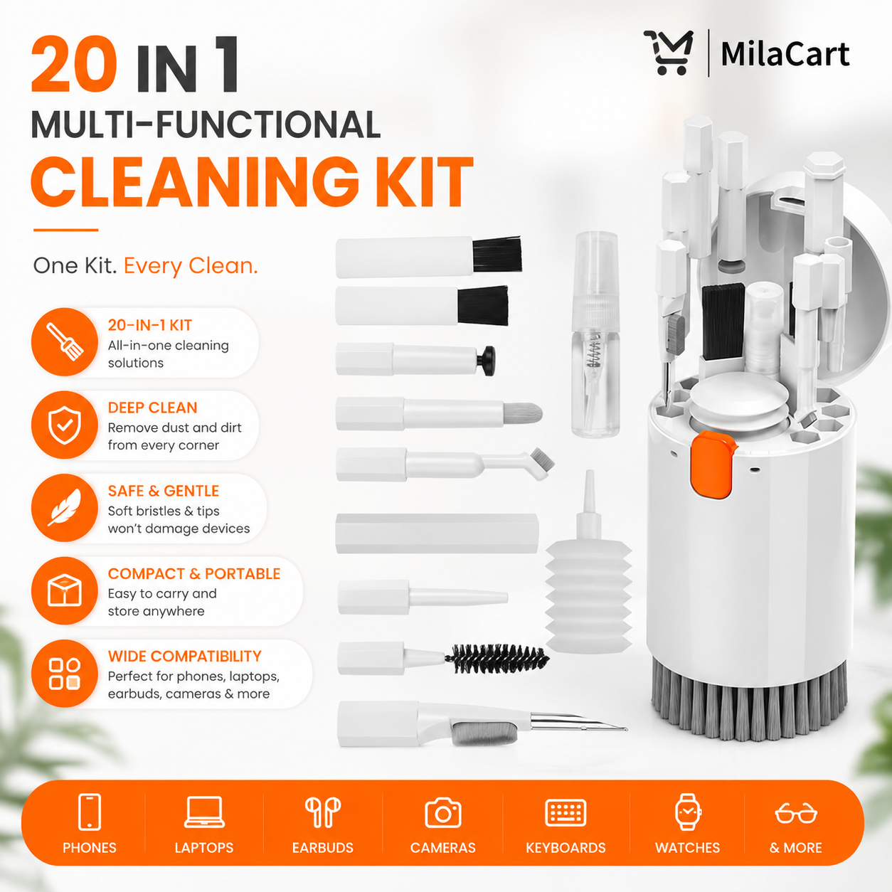 20 in 1 Multi-Functional Cleaning Kit