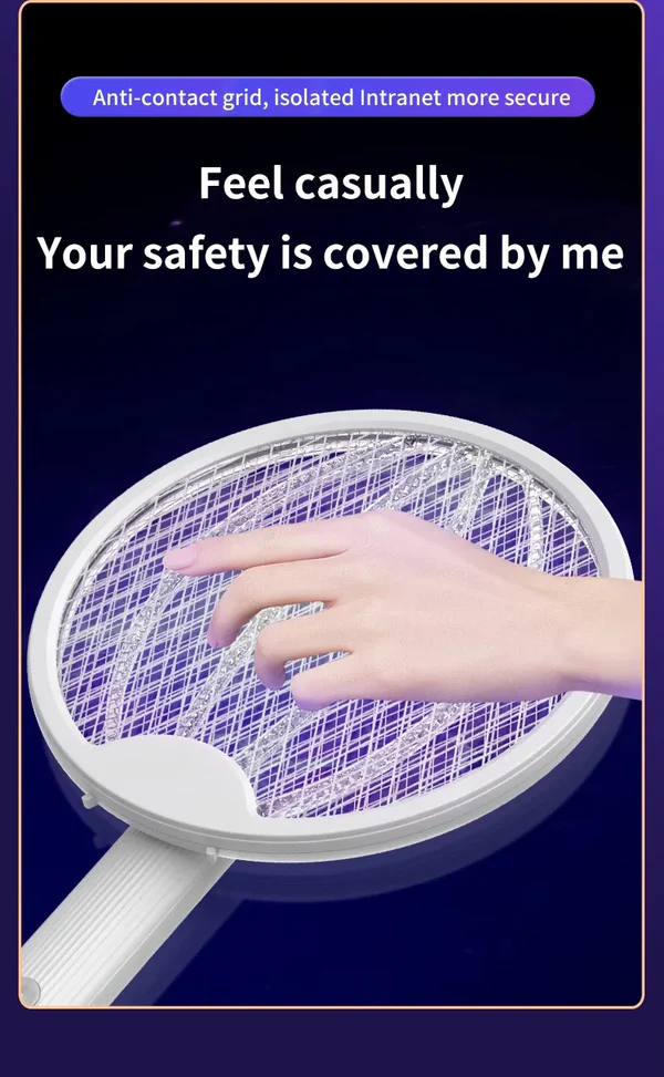 Foldable Electric Mosquito Killer with Light
